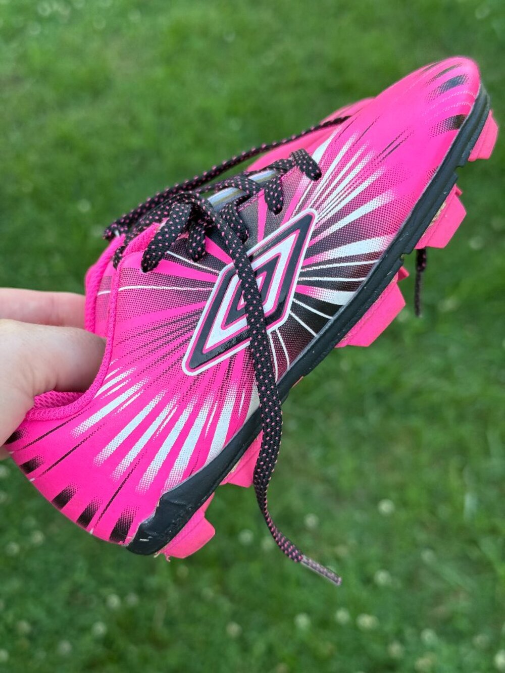 Umbro Pink Soccer Cleats Girls 10K Blokecore Y2K Sportcore Youth 3747